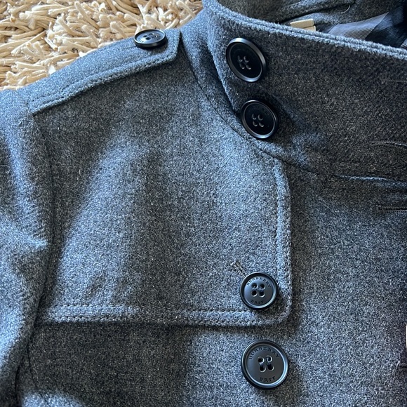 Burberry Brit Wool Coat Jacket Size 12 (EU46) - Picture 12 of 16